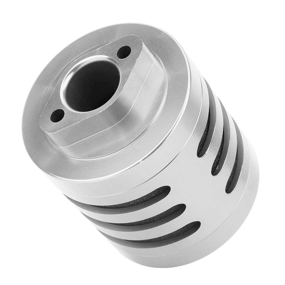 RC Model Car Air Filter mit Pilz in Aluminiumlegierung, Geeignet für 1: 5-Skale-HPI Baja Km Rovan Achtern, die Motorlebensdauer, Bluesilver für RC-Autosammler Verlängern (Silber N10193) von Alomejor