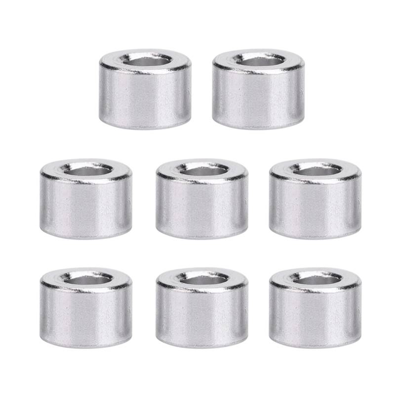 RC -StoßDämpfer Waschmaschine Spacer 8pcs Aluminiumlegierung Dämpfer für Axiales SCX10 Elektrische Modellauto -Zubehör von Alomejor