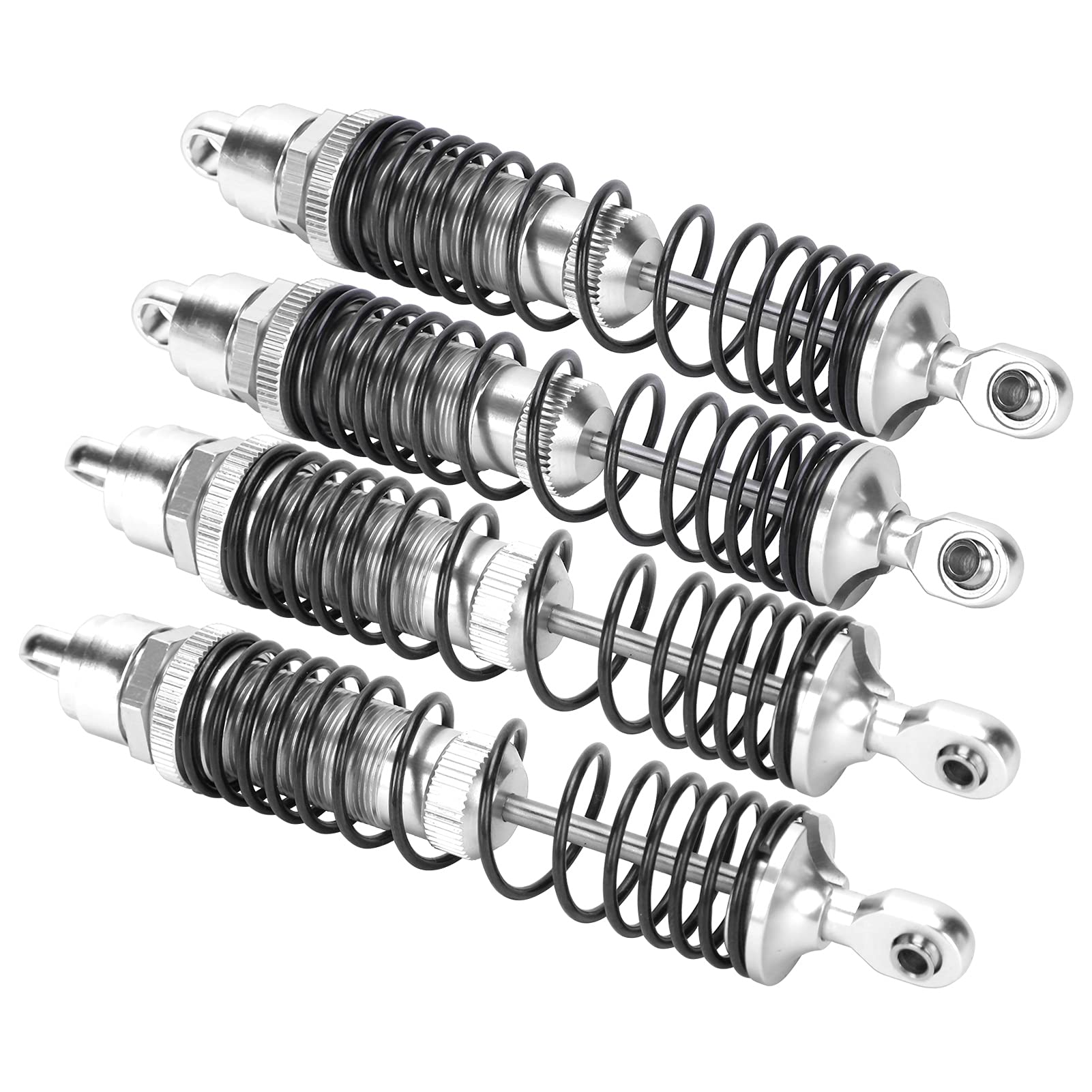 RC-Stoßdämpfer für/Slashstabile und Flexibles Fahren, Elastische Feder für Vibrationsabsorption, Ideales Accessoires Enthusiasten (SILVER) von Alomejor
