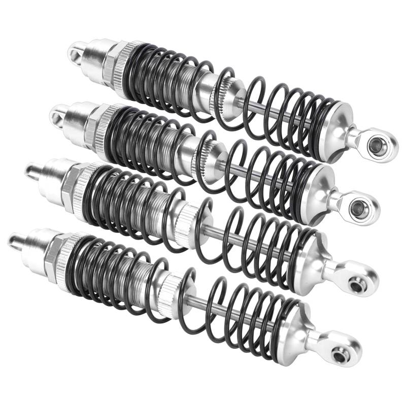 RC-Stoßdämpfer für/Slashstabile und Flexibles Fahren, Elastische Feder für Vibrationsabsorption, Ideales Accessoires Enthusiasten (SILVER) von Alomejor