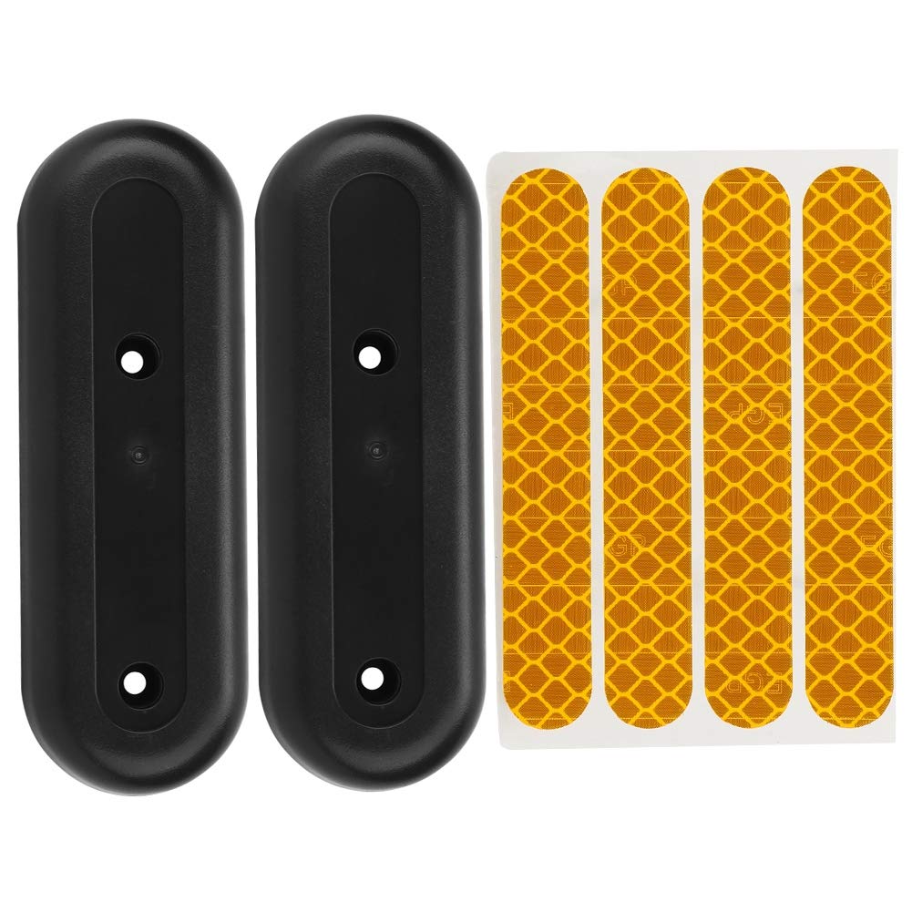 Roller Reflektierender Aufkleber + Hinterrad Naben Kappe für Intelligentes Elektroroller Rad Schutzhülle von Alomejor