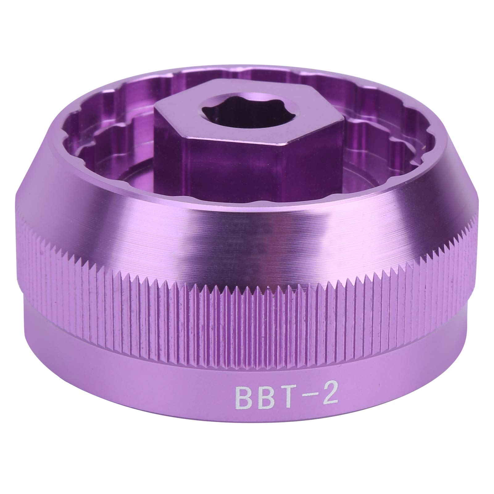 Zttto Multifunktional 5 in 1 Fahrrad Bottom Console Top -Werkzeug, Langlebiges Aluminiumlegierwerkzeug für BB9000 BBR60 FSA386, für die Meisten Bottom -Brackets, Wunderbare Accessoires (Purple) von Alomejor
