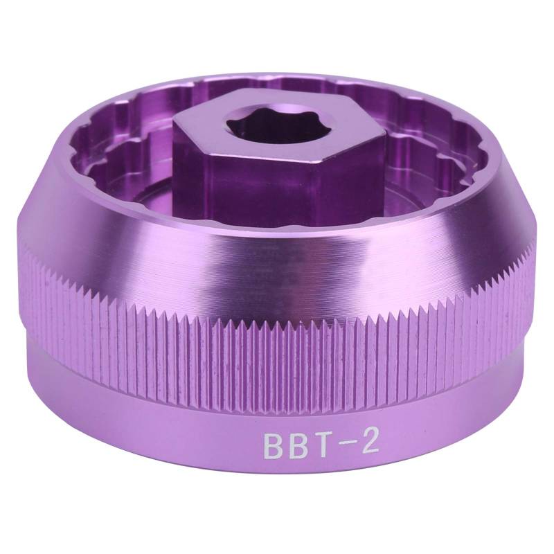 Zttto Multifunktional 5 in 1 Fahrrad Bottom Console Top -Werkzeug, Langlebiges Aluminiumlegierwerkzeug für BB9000 BBR60 FSA386, für die Meisten Bottom -Brackets, Wunderbare Accessoires (Purple) von Alomejor