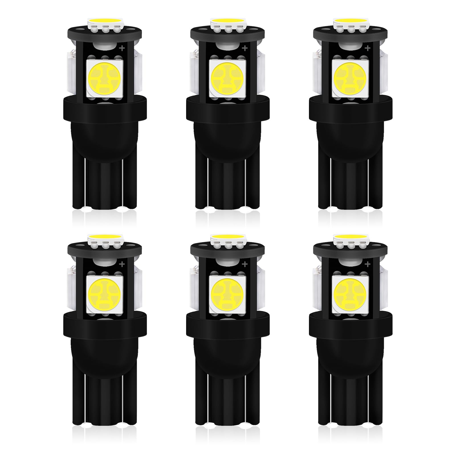 Alopee 6 Stück Birne,501 194 Weiß Glühbirne, 12VBoot Camper Kofferraumlicht Glühbirne Alopee 6 Stück Birne,501 194 Weiß Glühbirne, 12VBoot Camper Kofferraumlicht Glühbirne von Alopee