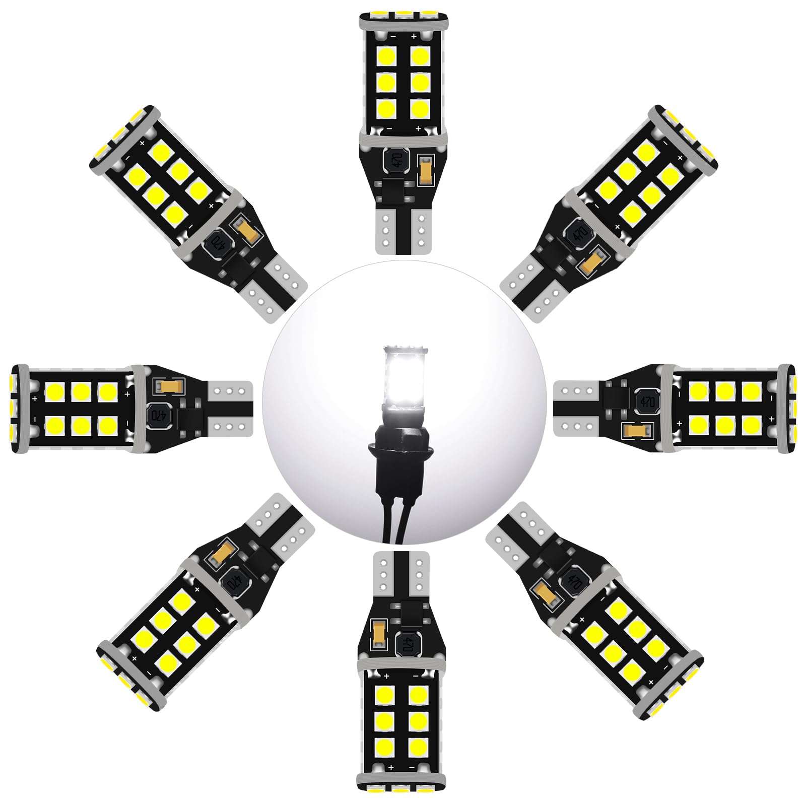 Alopee 8 Stück Glühbirne, 921906 weiße Glühbirne, 12-24V Boot Wohnmobil Leselampe Solarlicht Ersatzbirne Alopee 8 Stück Glühbirne, 921906 weiße Glühbirne, 12-24V Boot Wohnmobil Leselampe Solarlicht Ersatzbirne von Alopee