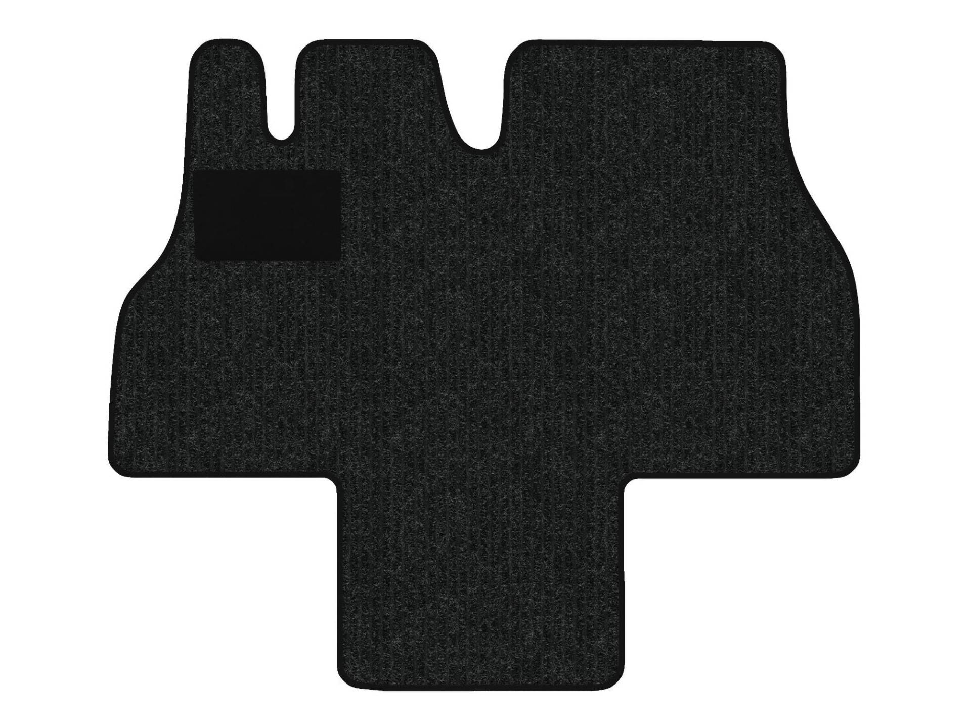 Alpha-Tex Fußmatten Auto-fussmatte Automatten-Set für FIAT Ducato Typ 230, 2-Sitzer (Baujahr 1994-2002), Robust anthrazit | 1-TLG | Umrandung schwarz von Alpha-Tex Produktions- und Handels GmbH