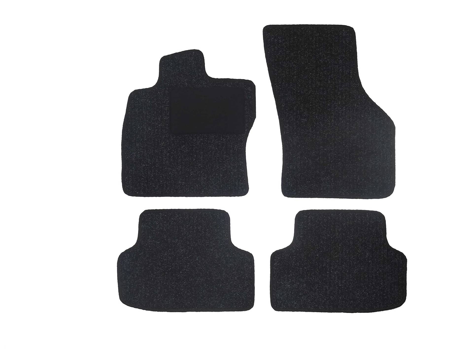 Alpha-Tex Fußmatten Auto-fussmatte Automatten-Set für FIAT Punto Typ 199 (Baujahr ab 2005), Robust anthrazit | 4-TLG | Umrandung schwarz von Alpha-Tex Produktions- und Handels GmbH