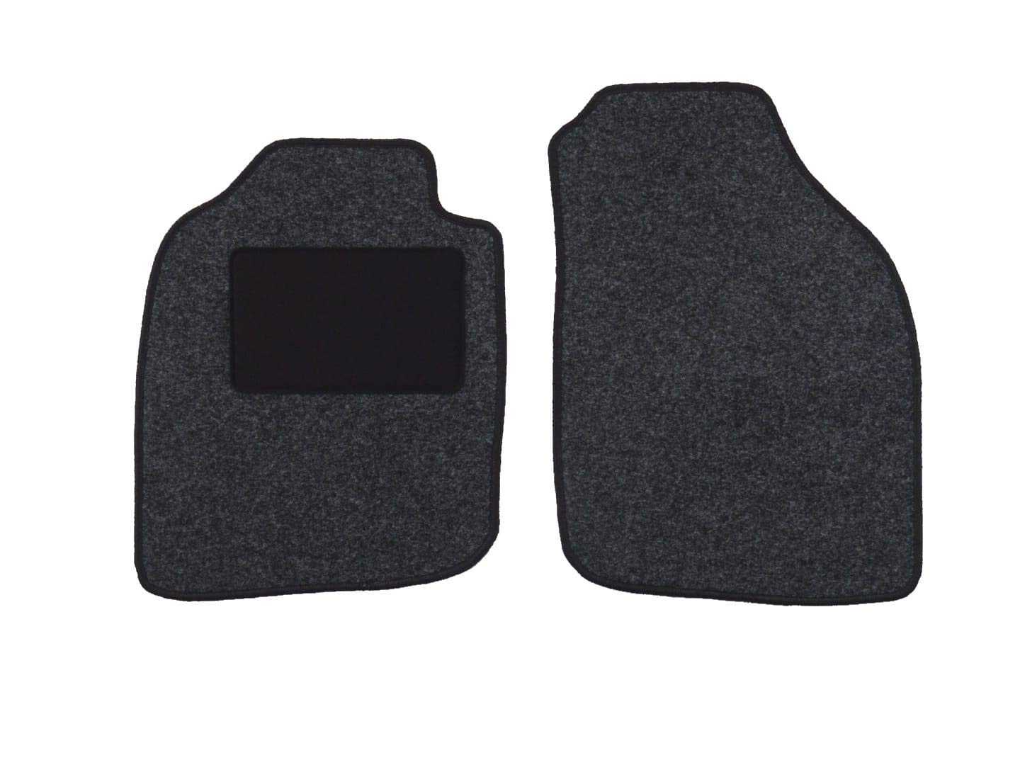 Alpha-Tex Fußmatten Auto-fussmatte Automatten-Set für Nissan NV200 Kasten (Baujahr ab 2010), Hit anthrazit | 2-TLG | Umrandung schwarz von Alpha-Tex Produktions- und Handels GmbH