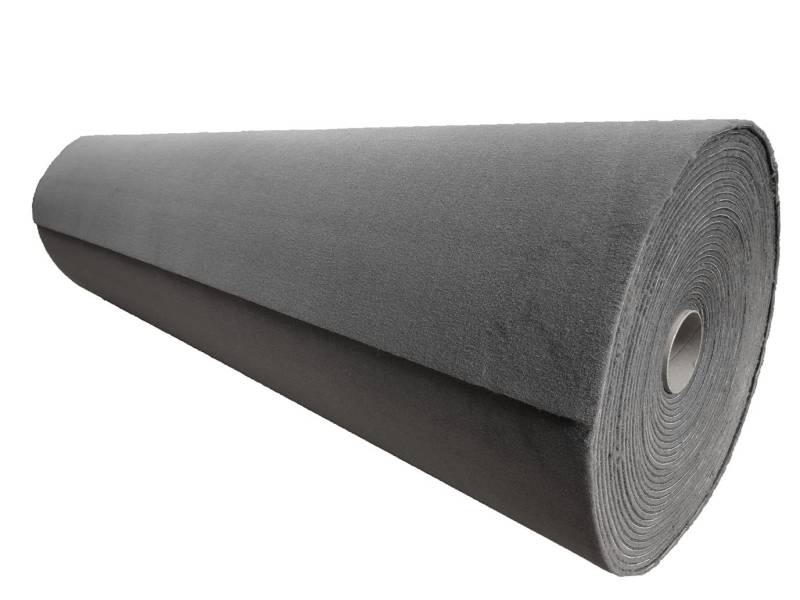 Meterware Autoteppich (Auskleide-Teppich für Fahrzeugboden, Kofferraum, etc), Deluxe grau, Zuschnitt (2m breit, 2,5m lang) von Alpha-Tex Produktions- und Handels GmbH