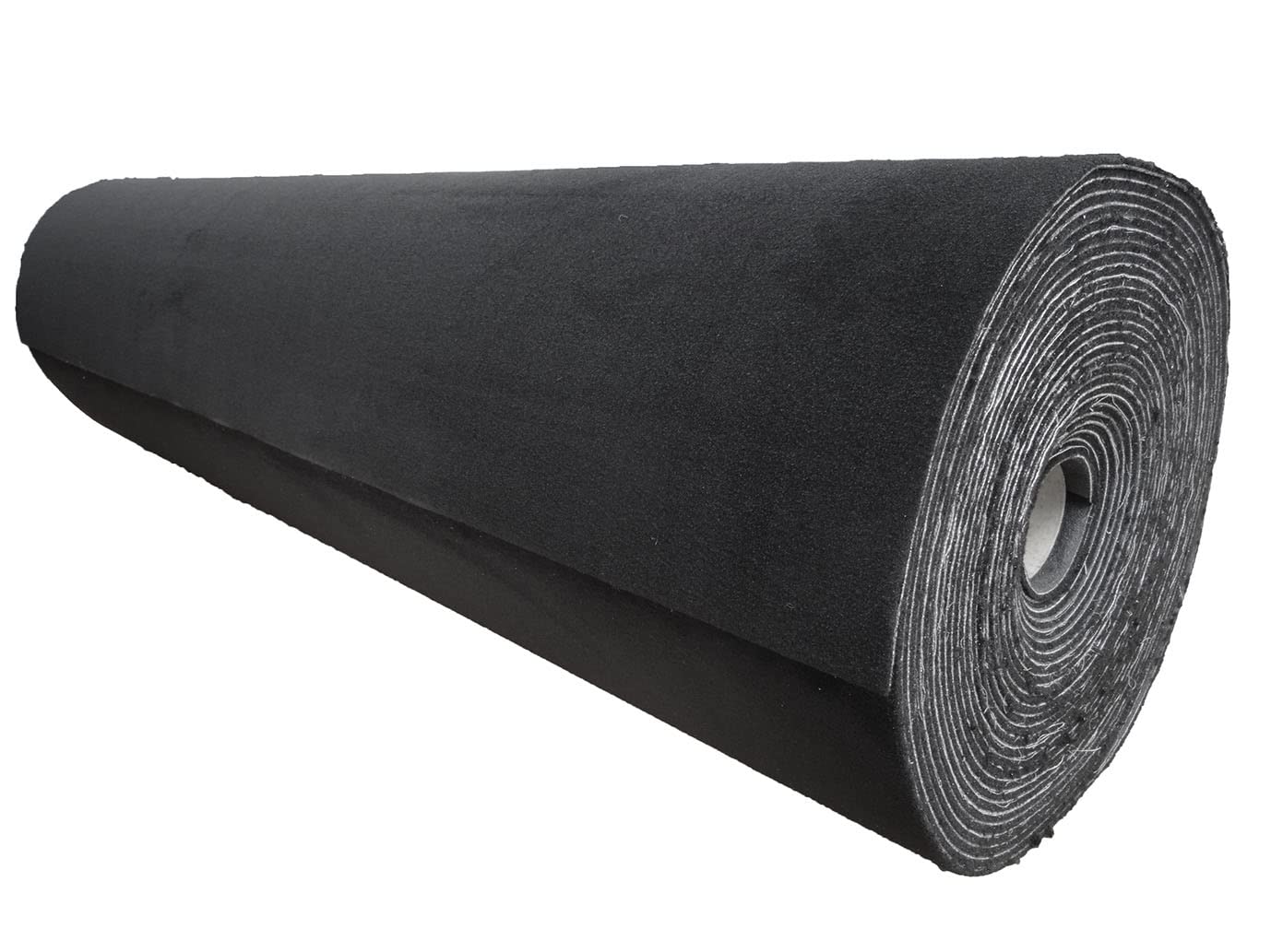 Meterware Autoteppich (Auskleide-Teppich für Fahrzeugboden, Kofferraum, etc), Deluxe schwarz, Zuschnitt (2m breit, 2,5m lang) von Alpha-Tex Produktions- und Handels GmbH
