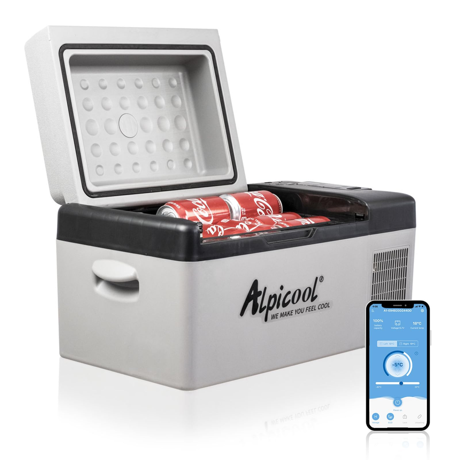 Alpicool C20 20L Kompressor Kühlbox 12v Mini Kühlschrank Klein Elektrische Camping-Gefrierbox Tragbare für Auto, Lkw, Boot, RV und Steckdose, -20℃-20℃, mit USB Anschluss Alpicool C20 20L Kompressor Kühlbox 12v Mini Kühlschrank Klein Elektrische Camping-Gefrierbox Tragbare für Auto, Lkw, Boot, RV und Steckdose, -20℃-20℃, mit USB Anschluss von Alpicool