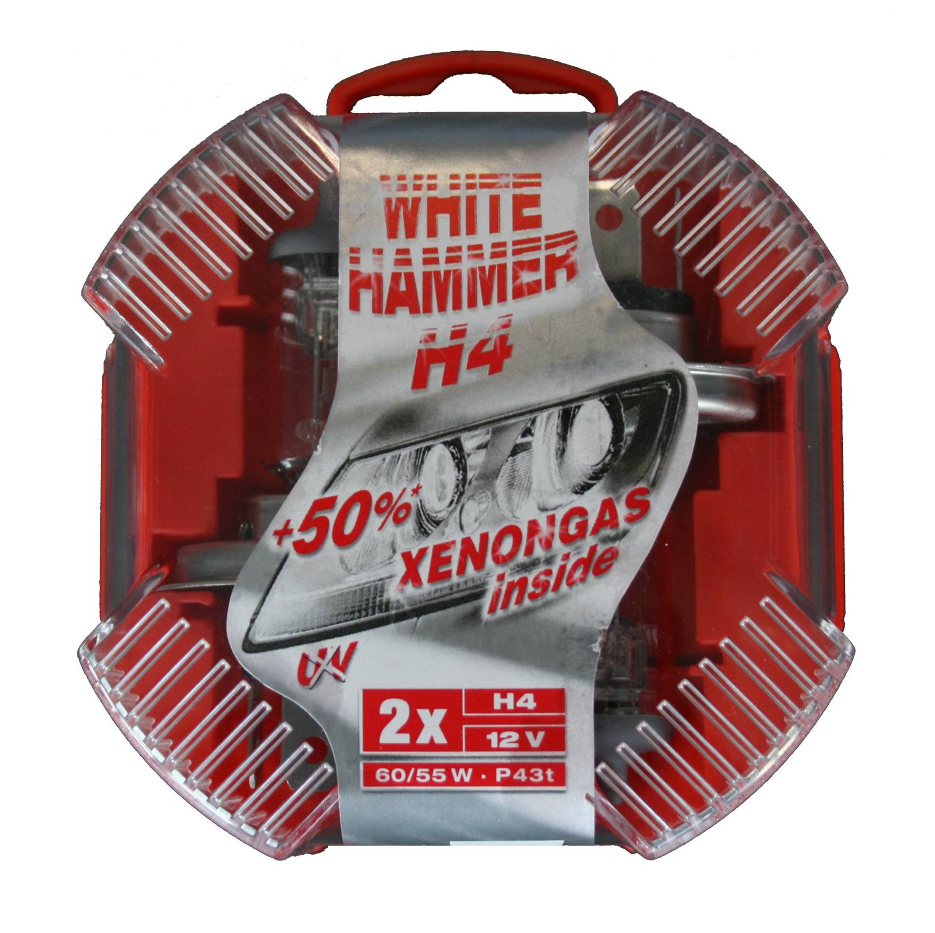 Hammer WH-H4 Autolampenbox H4 white Hammer Duo Box Hammer WH-H4 Autolampenbox H4 white Hammer Duo Box von Hammer