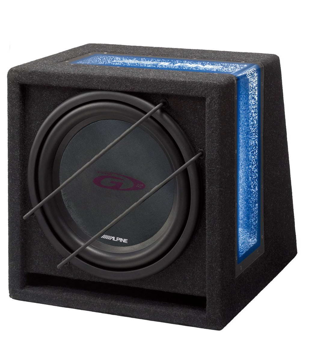 Alpine SBG-844BR - Bassreflex-Subwoofergehäuse (4 Ohm) von Alpine