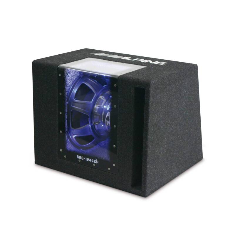 Alpine Electronics BANDPASS GEHÄUSESUBWOOFER (4Ohm), SBG 1244BP, Schwarz von Alpine Pro