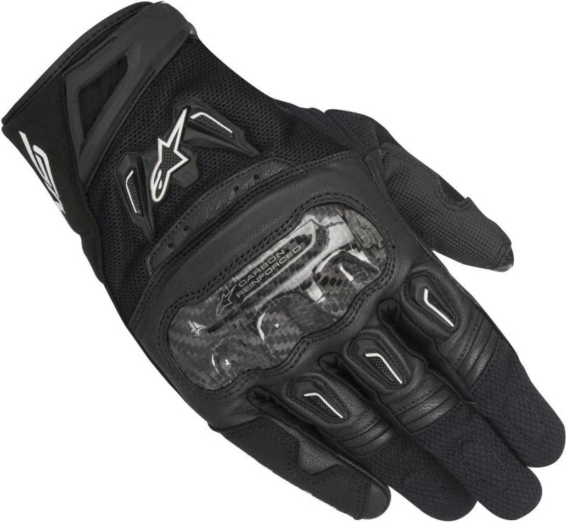Alpinestars SMX-2 Air Carbon v2 Handschuh schwarz M - Motorradhandschuhe,Schwarz,M von Alpinestars