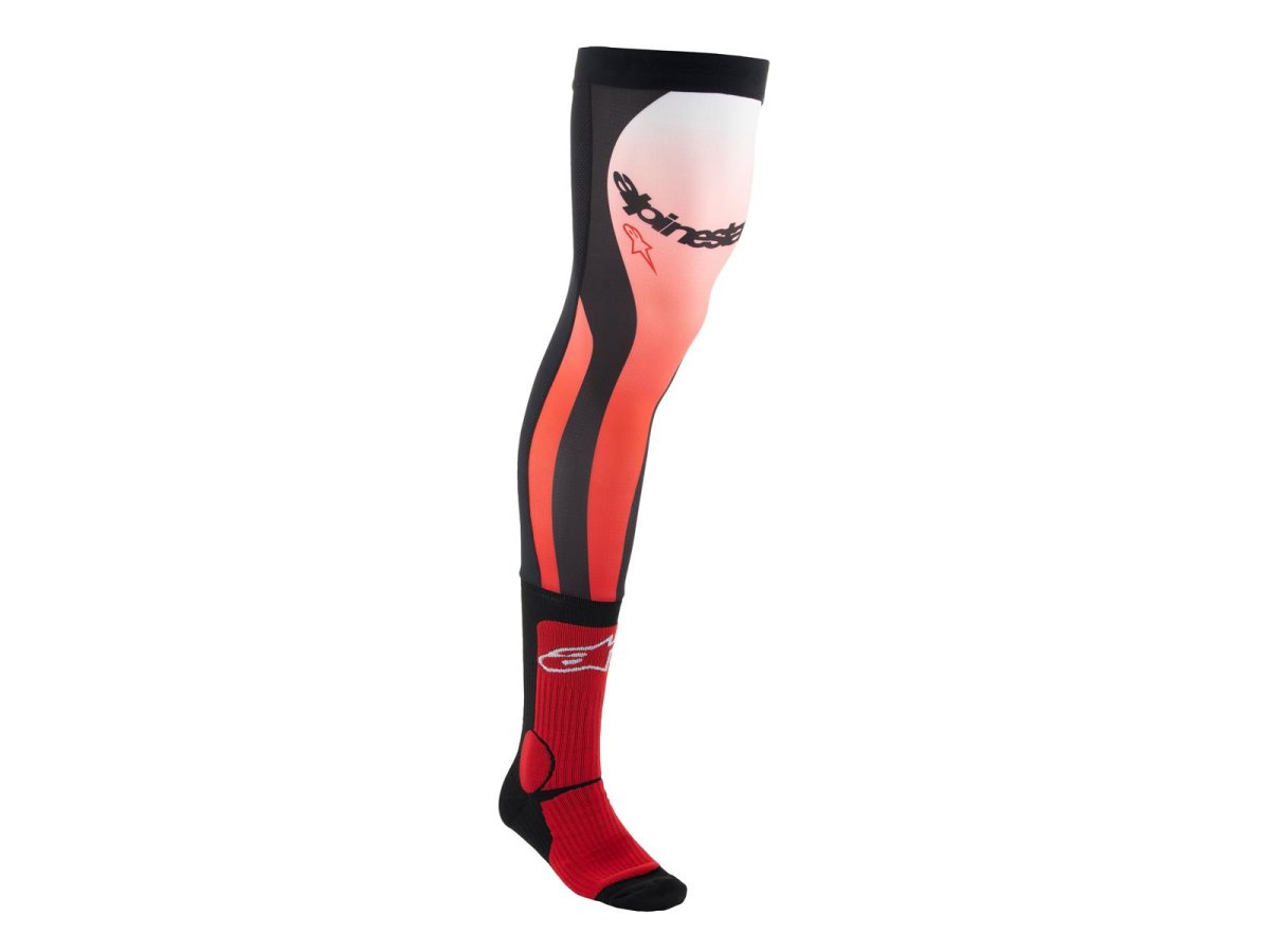 Alpine stars socks knee protectors red/wt von Alpinestars
