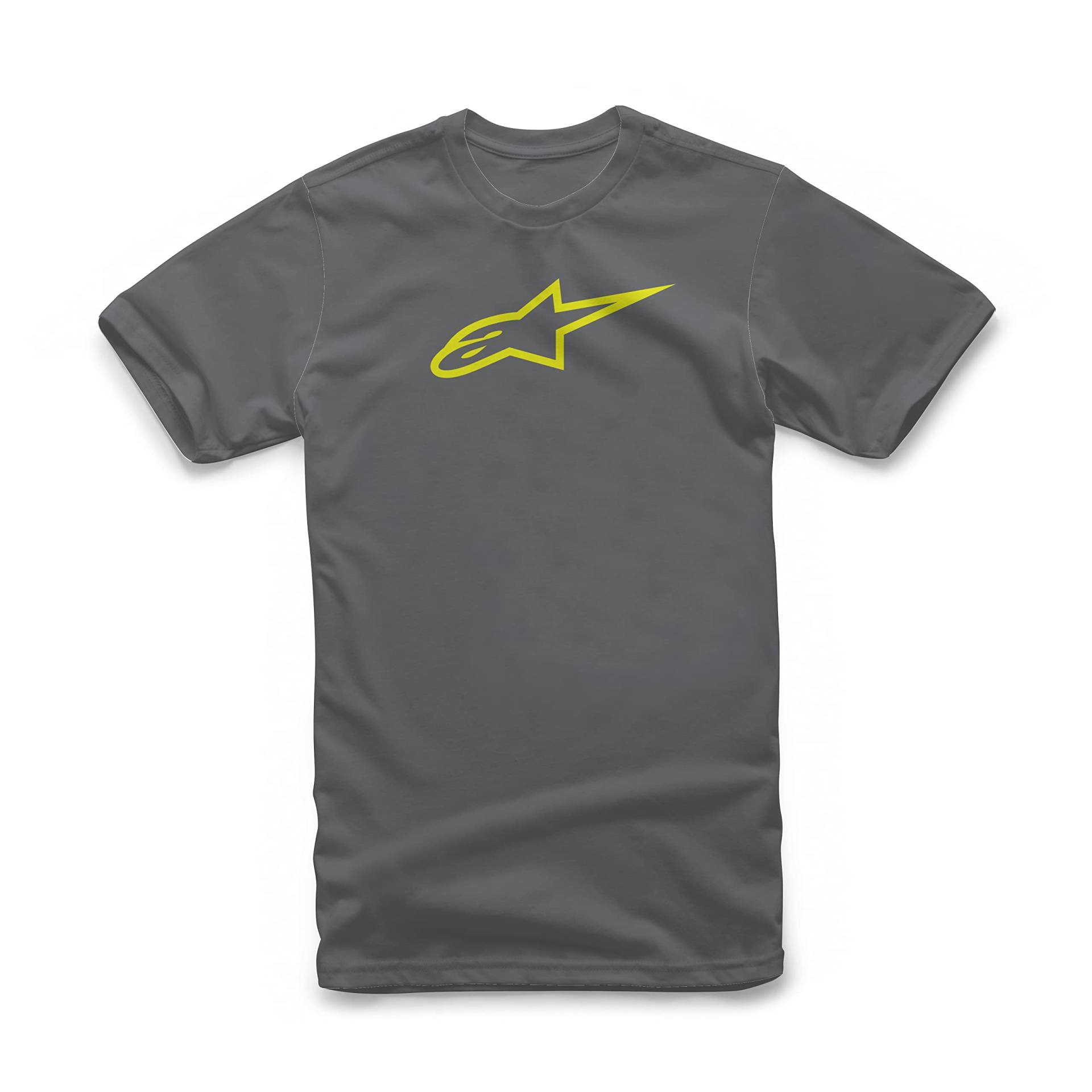 Alpinestars, Ageless Classic, T-Shirt, Charcoal/Hallo Vis Yellow, XXL, Mann von Alpinestars