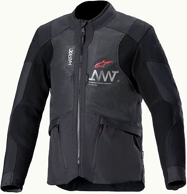 Alpinestars AMT 7 Air, Textiljacke - Schwarz/Dunkelgrau - 3XL von Alpinestars