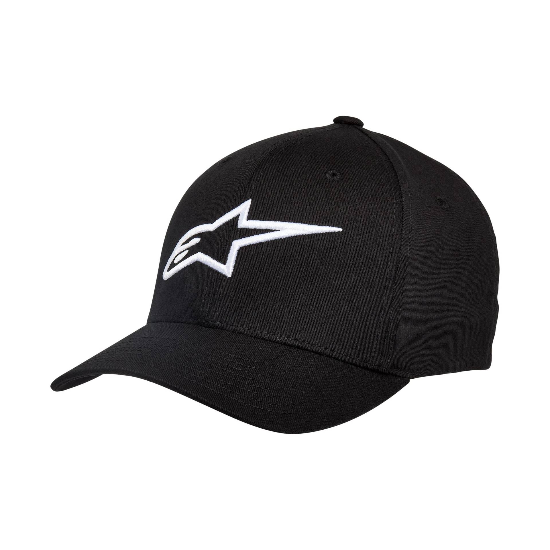 Alpinestars Ageless Curve - Unisex Baseball Cap, Kappe für Herren und Damen, Sportkappe rundum geschlossen, Black/White, L-XL Alpinestars Ageless Curve - Unisex Baseball Cap, Kappe für Herren und Damen, Sportkappe rundum geschlossen, Black/White, L-XL von Alpinestars