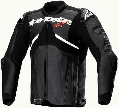 Alpinestars Atem V5, Lederjacke - Schwarz/Weiß - 48 von Alpinestars