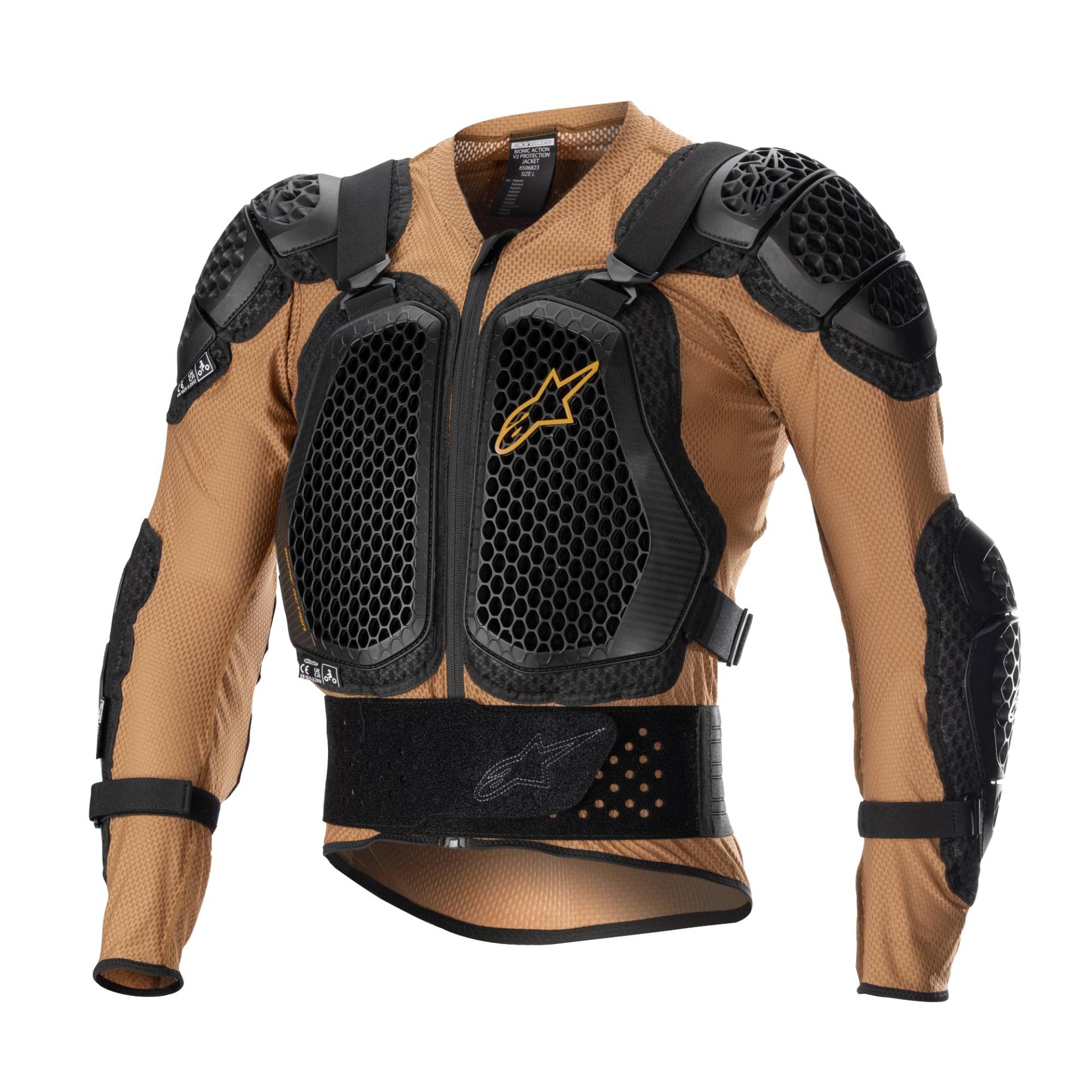 Alpinestars Bionic Action V2 Protektorenjacke (Beige,S) von Alpinestars