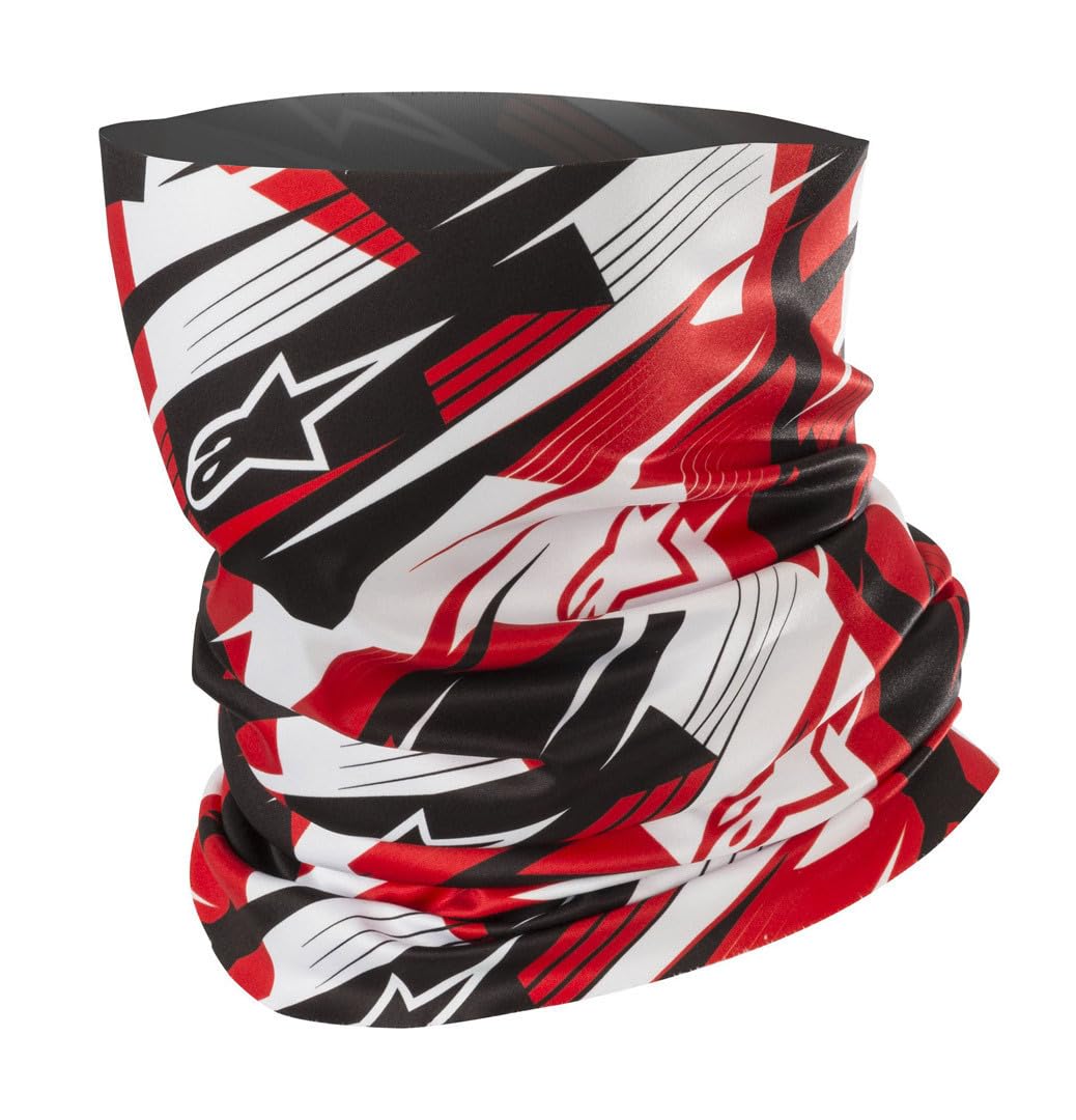 Alpinestars Blurred Neckwarmer,Schwarz / Rot,Einheitsgröße Alpinestars Blurred Neckwarmer,Schwarz / Rot,Einheitsgröße von Alpinestars