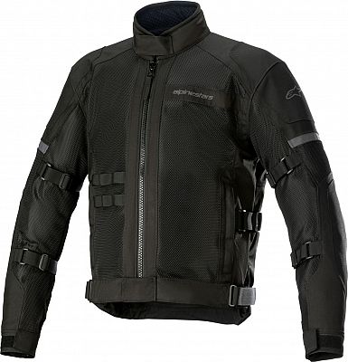 Alpinestars Crosshill Air, Textiljacke wasserdicht - Schwarz/Schwarz - L von Alpinestars