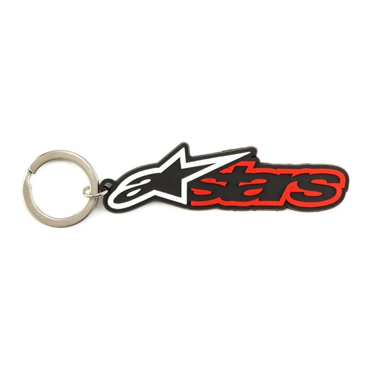 Alpinestars Erwachsene Schlüsselanhänger Blaze Key Fob, Schwarz Rot, OS, 1019-94006 von Alpinestars