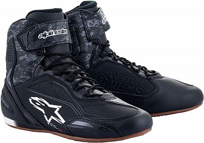 Alpinestars Faster 3 2022, Schuhe - Schwarz/Dunkelgrau - 12 von Alpinestars