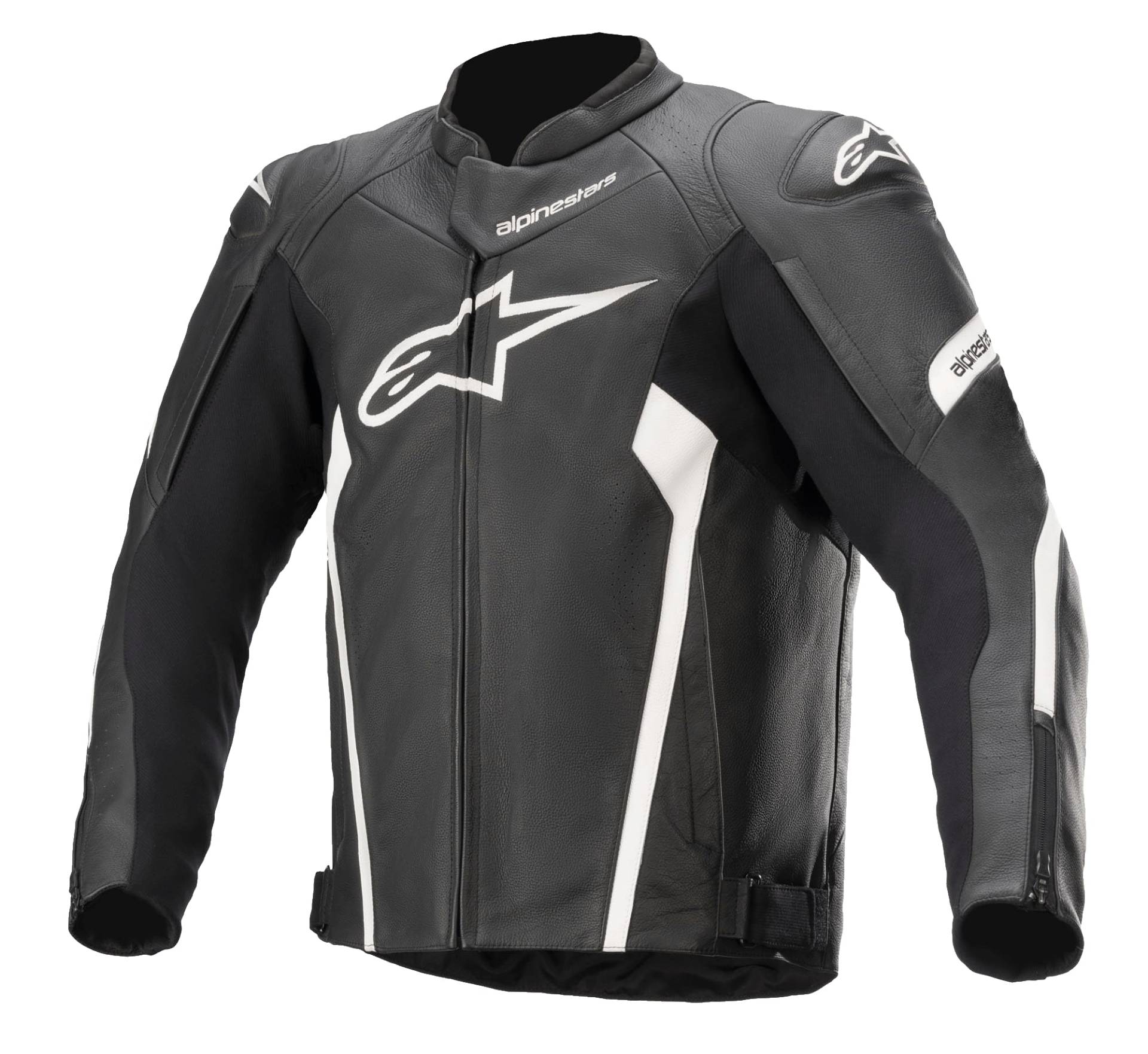Alpinestars Faster V2 Leather Jacket Black/White Alpinestars Faster V2 Leather Jacket Black/White von Alpinestars