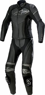 Alpinestars GP Plus, Lederkombi 2tlg. Damen - Schwarz/Grau - 44 von Alpinestars