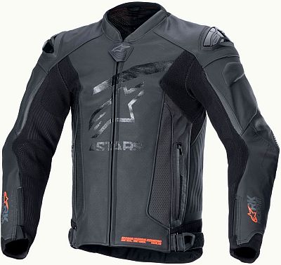 Alpinestars GP Plus R V4 Rideknit, Lederjacke perforiert - Schwarz/Schwarz - 56 von Alpinestars