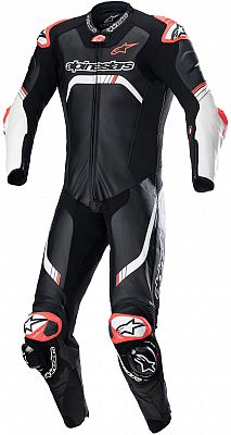 Alpinestars GP Tech V4, Lederkombi 1tlg. perforiert - Schwarz/Weiß - 48 von Alpinestars