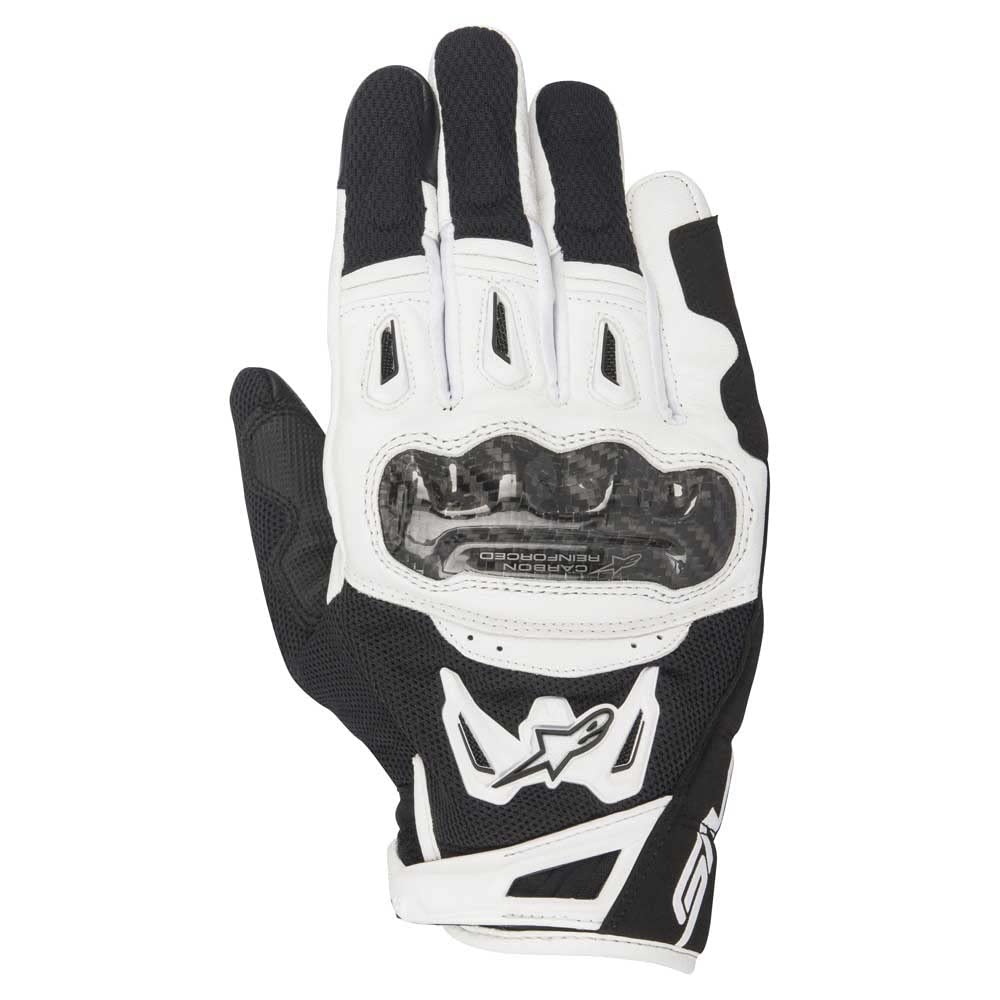 Alpinestars Handschuhe SMX-2 AIR Carbon Motorrad Leder Mesh schwarz weiß Gr. M/8 Alpinestars Handschuhe SMX-2 AIR Carbon Motorrad Leder Mesh schwarz weiß Gr. M/8 von Alpinestars