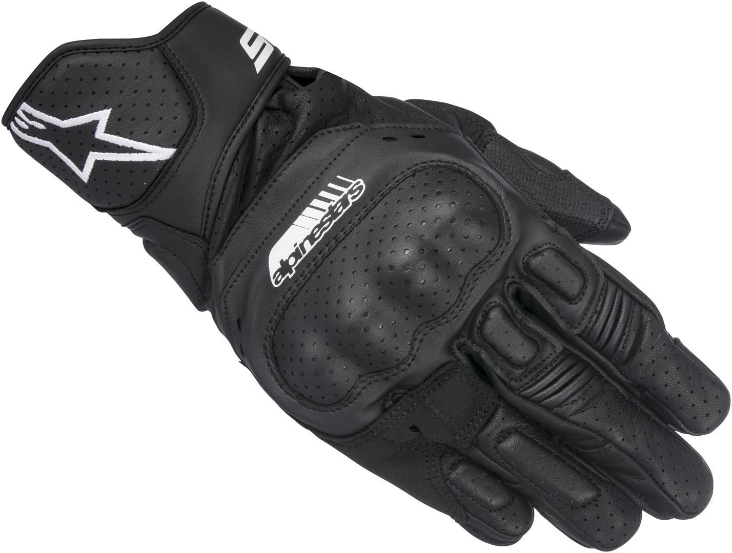 Alpinestars Handschuhe SP-5 Leder Motorrad Sporthandschuh schwarz GröÃŸe M /8 von Alpinestars