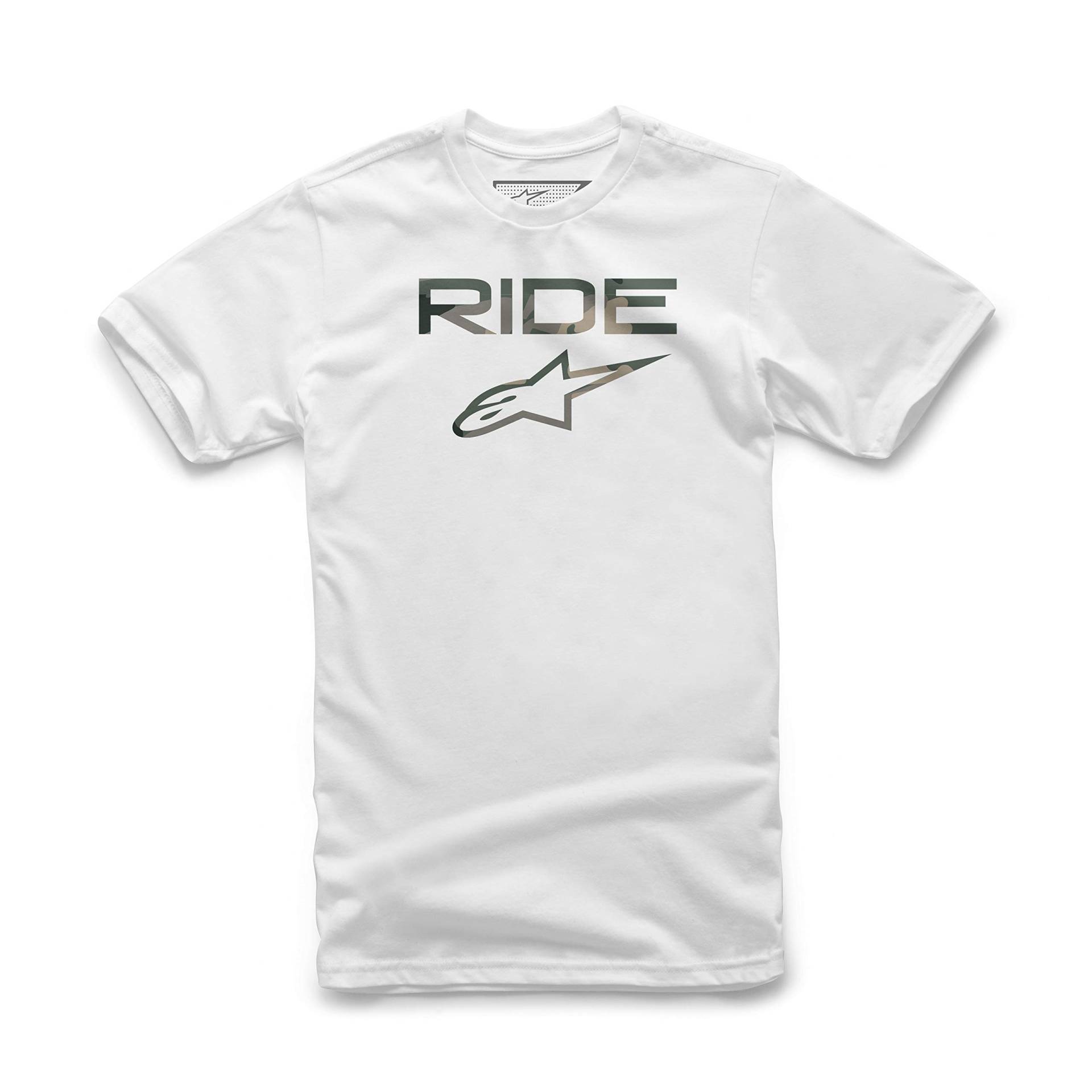 Alpinestars Herren Ride 2.0 Camo T shirt, Weiß, L EU von Alpinestars