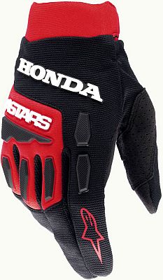 Alpinestars Honda Full Bore, Handschuhe - Hellrot/Schwarz/Weiß - XXL von Alpinestars