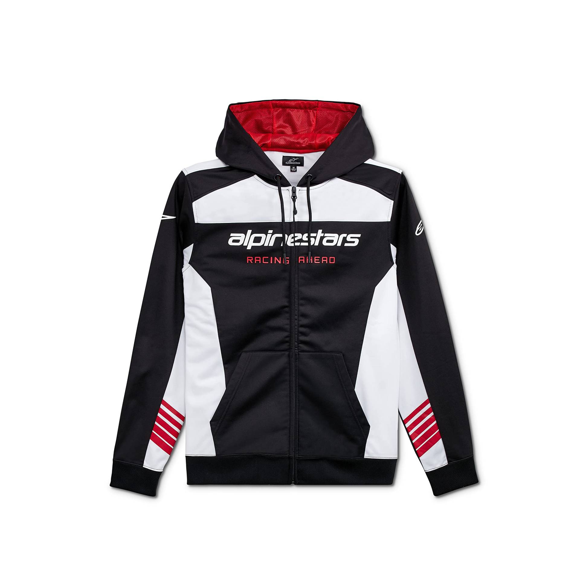 Alpinestars Sessions LXE Fleece Hoodie, Kapuzenjacke, Schwarz/Weiß, XXL von Alpinestars