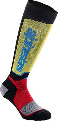 Alpinestars MX Plus, Socken - Schwarz/Rot/Hellblau - M Alpinestars MX Plus, Socken - Schwarz/Rot/Hellblau - M von Alpinestars