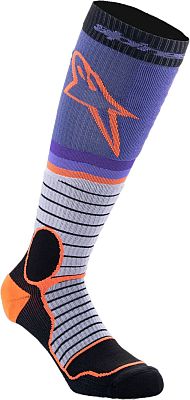 Alpinestars MX Pro V2, Socken - Schwarz/Grau/Lila - L Alpinestars MX Pro V2, Socken - Schwarz/Grau/Lila - L von Alpinestars