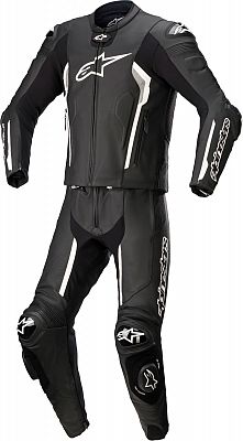 Alpinestars Missile V2, Lederkombi 2tlg. - Schwarz/Weiß - 56 von Alpinestars