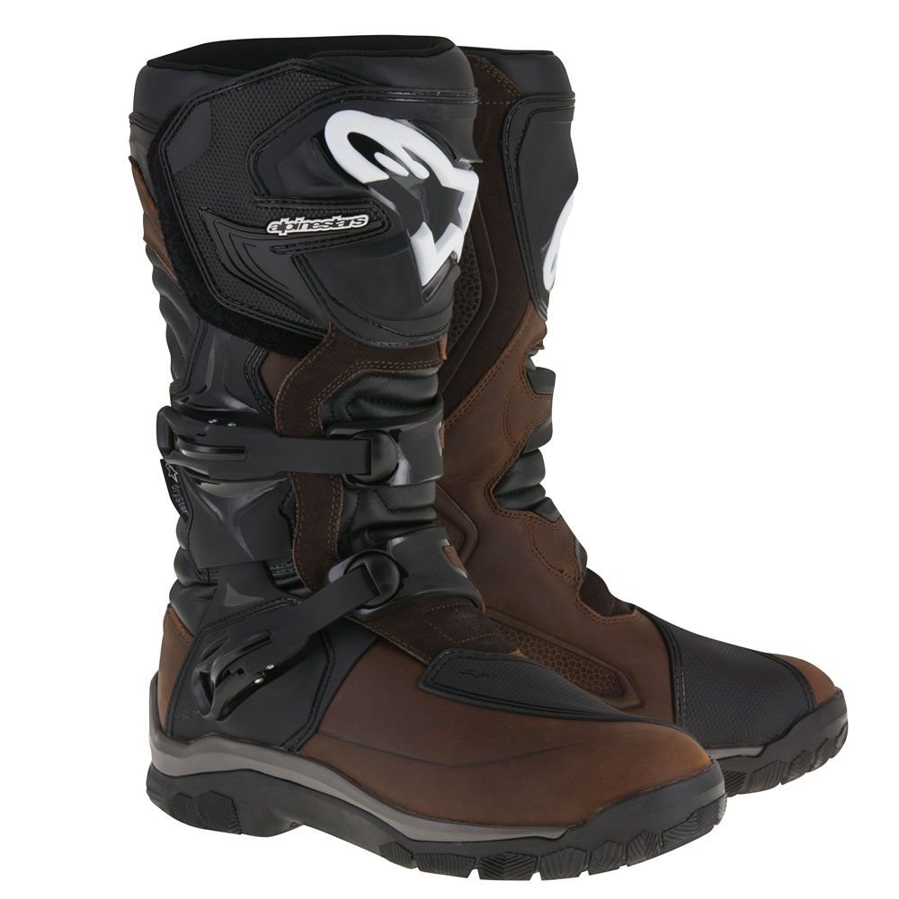 Alpinestars Motorcycle Corozal Adventure Drystar Boots WP Brown 48 US13 von Alpinestars