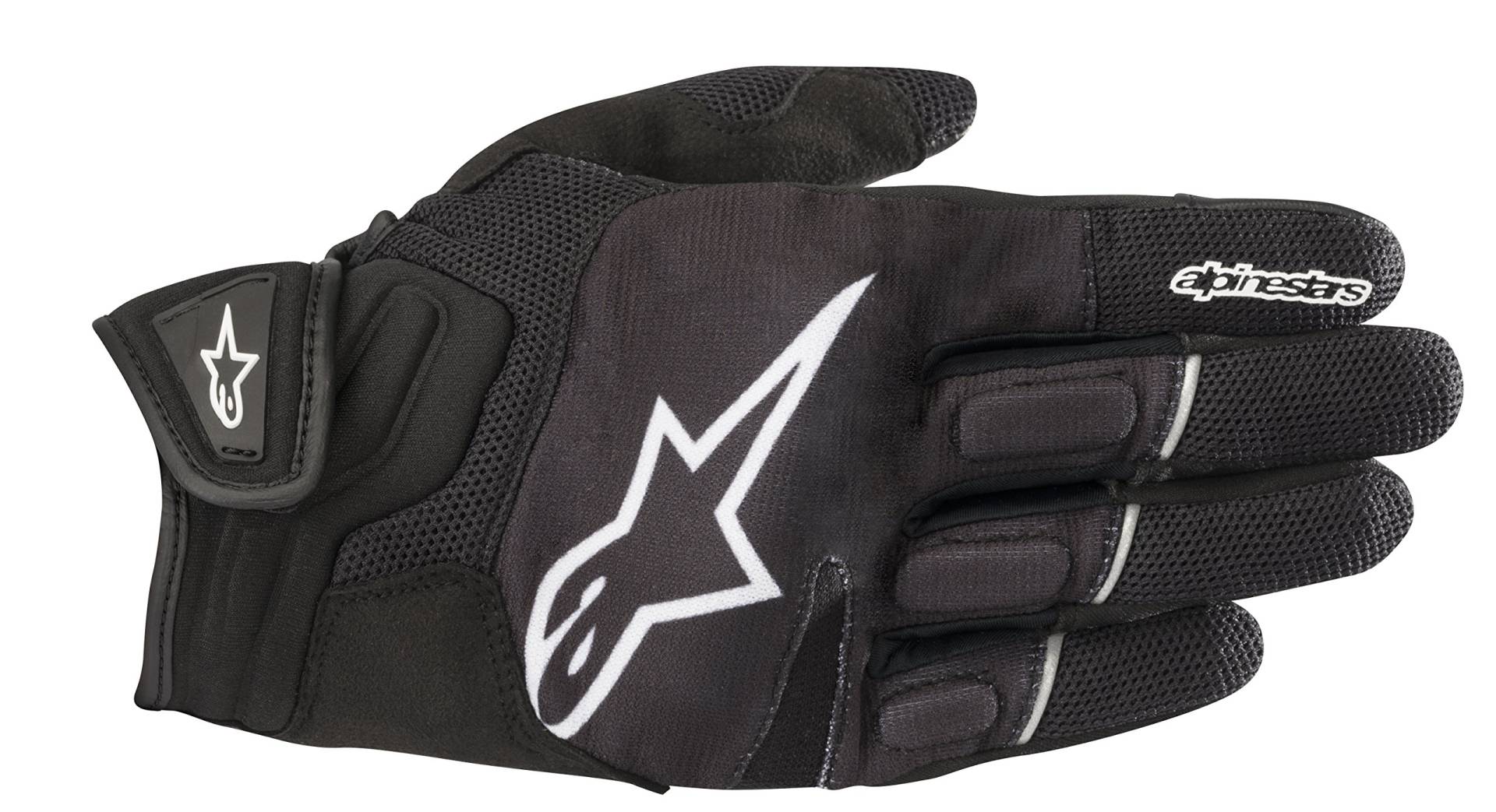 Alpinestars Motorradhandschuhe Atom Gloves Black White, Schwarz/Weiss, XL von Alpinestars
