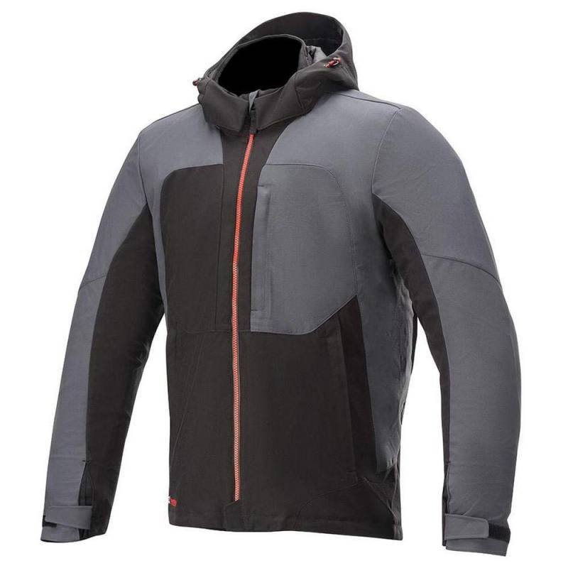 Alpinestars Motorradjacken Stratos V2 Techshell Drystar Jacket Black Asphalt Red, BLACK/ASPHALT/RED, 4XL von Alpinestars