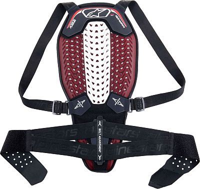 Alpinestars Nucleon Plasma, Rückenprotektor Level-2 - Schwarz/Weiß/Rot - S von Alpinestars