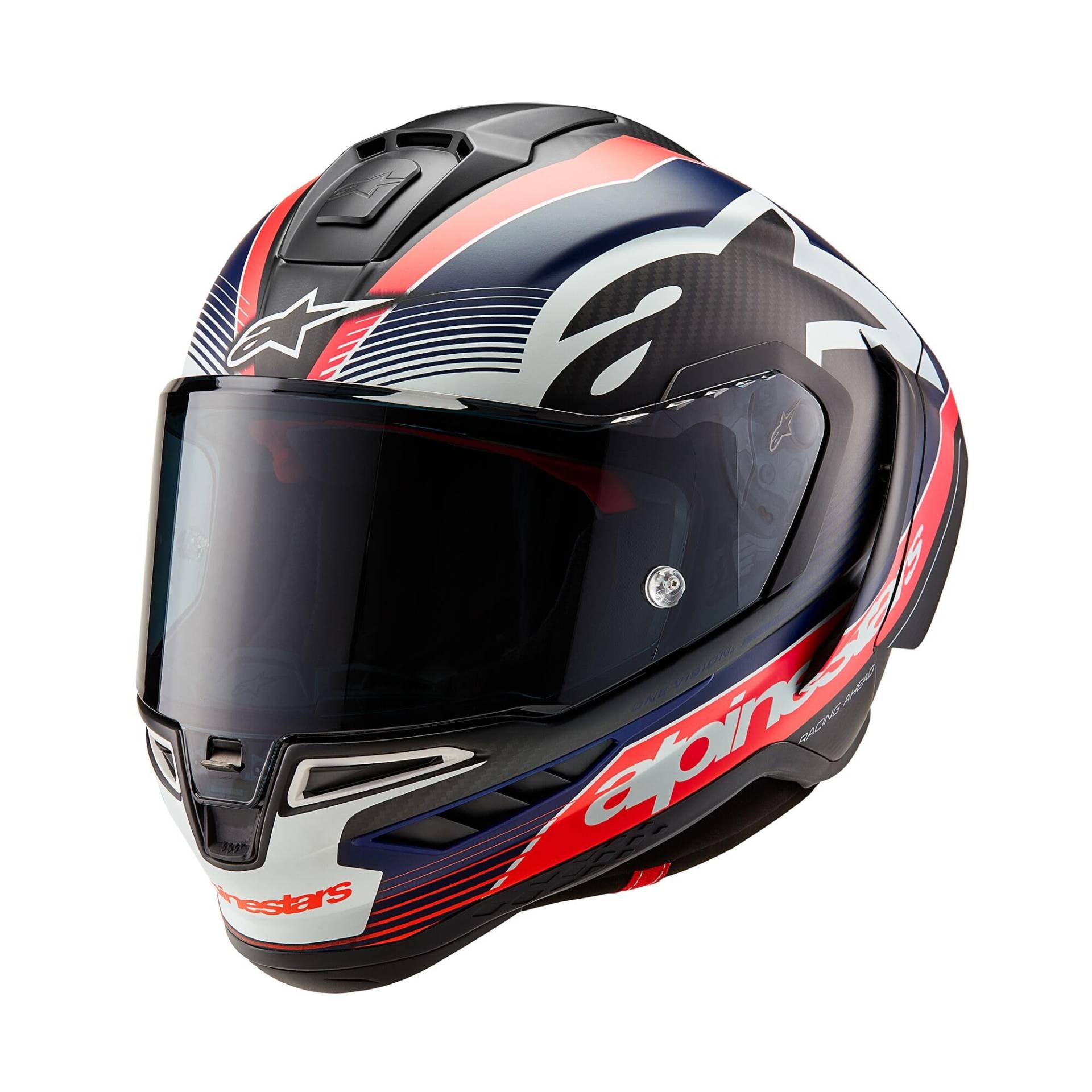 Alpinestars Race Helm Supertech R10 Team Motorradhelm Integralhelm Carbonhelm, BLACK CARBON RED BLUE MATT, M Alpinestars Race Helm Supertech R10 Team Motorradhelm Integralhelm Carbonhelm, BLACK CARBON RED BLUE MATT, M von Alpinestars