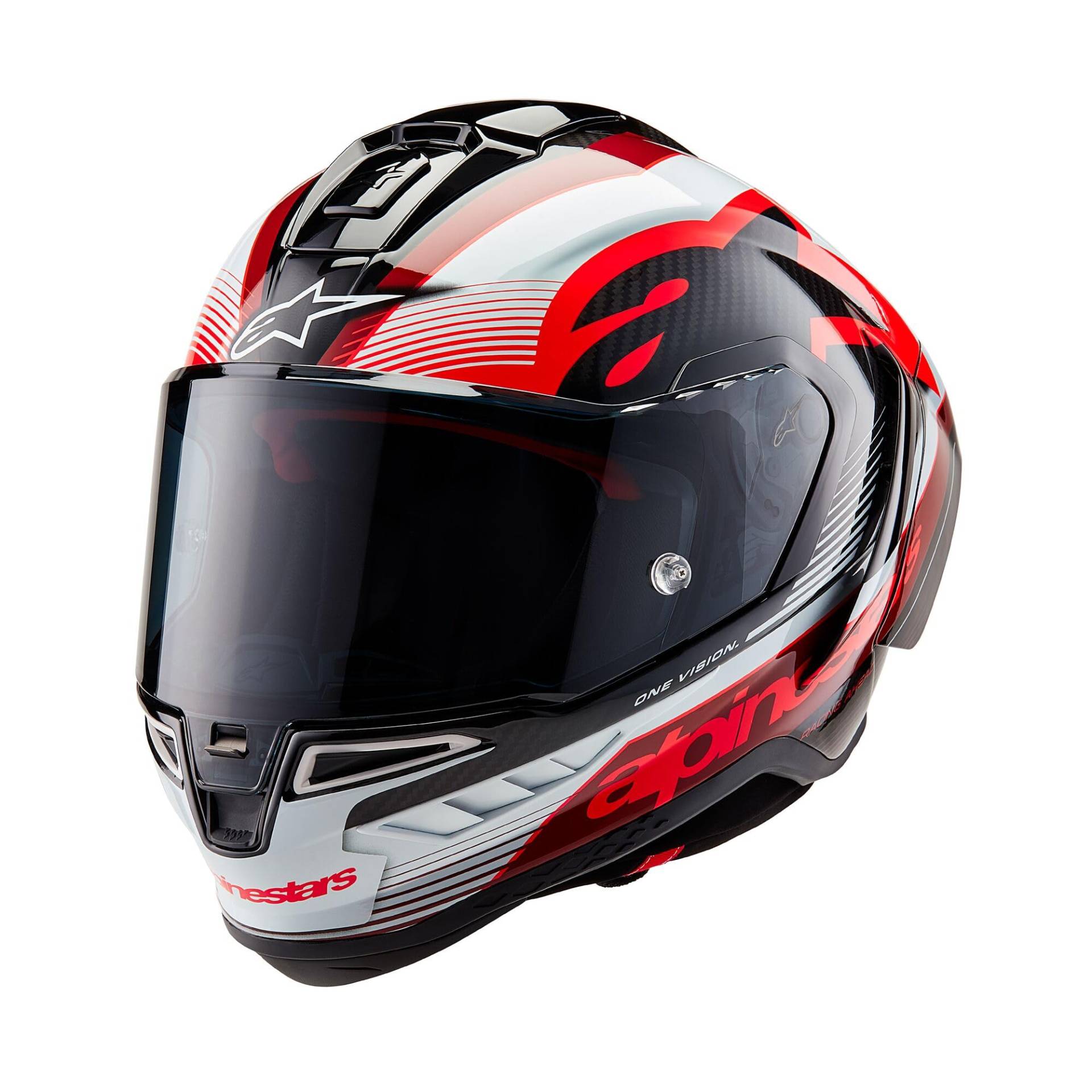 Alpinestars Race Helm Supertech R10 Team Motorradhelm Integralhelm Carbonhelm, BLACK CARBON RED WHITE, M Alpinestars Race Helm Supertech R10 Team Motorradhelm Integralhelm Carbonhelm, BLACK CARBON RED WHITE, M von Alpinestars