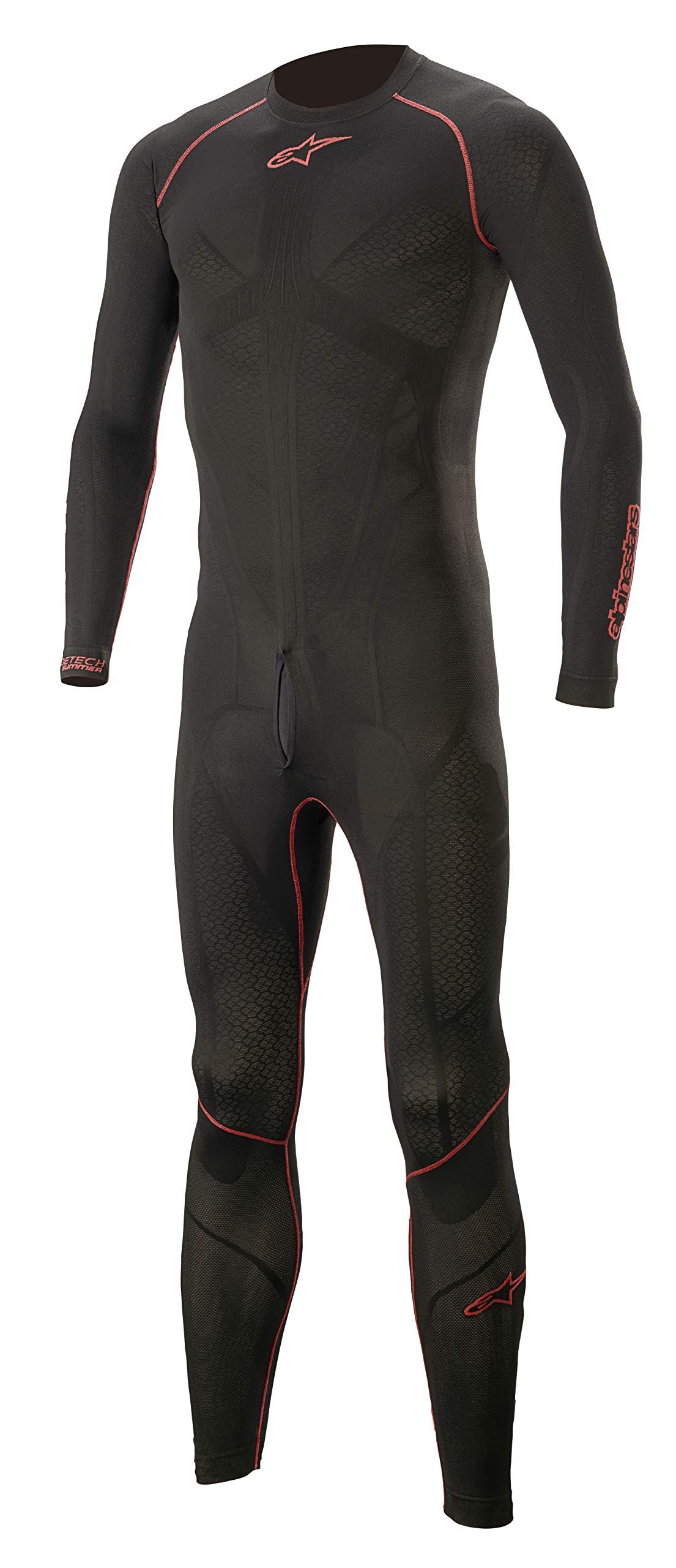 Alpinestars Ride Tech Lite 1-teiliger Unteranzug, Motorrad Unterwäsche für Herren und Damen, Funktionsunterwäsche, Atmungsaktiv, Strapazierfähig, Schwarz/Rot, XL-XXL Alpinestars Ride Tech Lite 1-teiliger Unteranzug, Motorrad Unterwäsche für Herren und Damen, Funktionsunterwäsche, Atmungsaktiv, Strapazierfähig, Schwarz/Rot, XL-XXL von Alpinestars