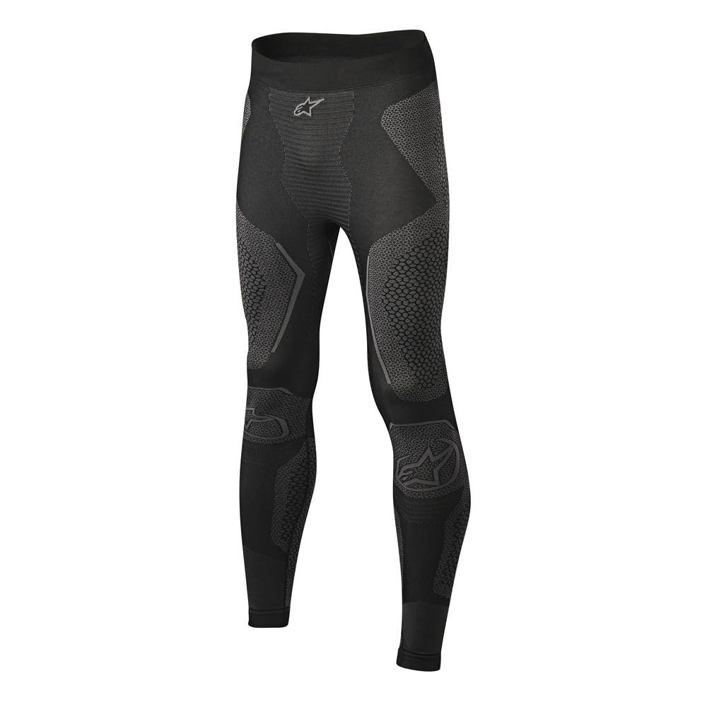 Alpinestars Ride Tech Bottom Winter, Pants, Atmungsaktiv Thermoaktiv Funktionswäsche, Thermo Unterwäsche für Herren und Damen, Schwarzgrau, Größe M/L von Alpinestars