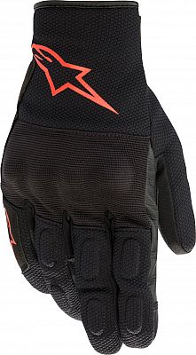 Alpinestars S-Max Drystar, Handschuhe - Schwarz/Neon-Rot - L von Alpinestars